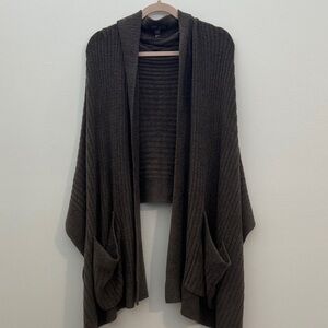 Barefoot Dreams CozyChic Lite Travel Shawl in Chocolate Brown - One Size